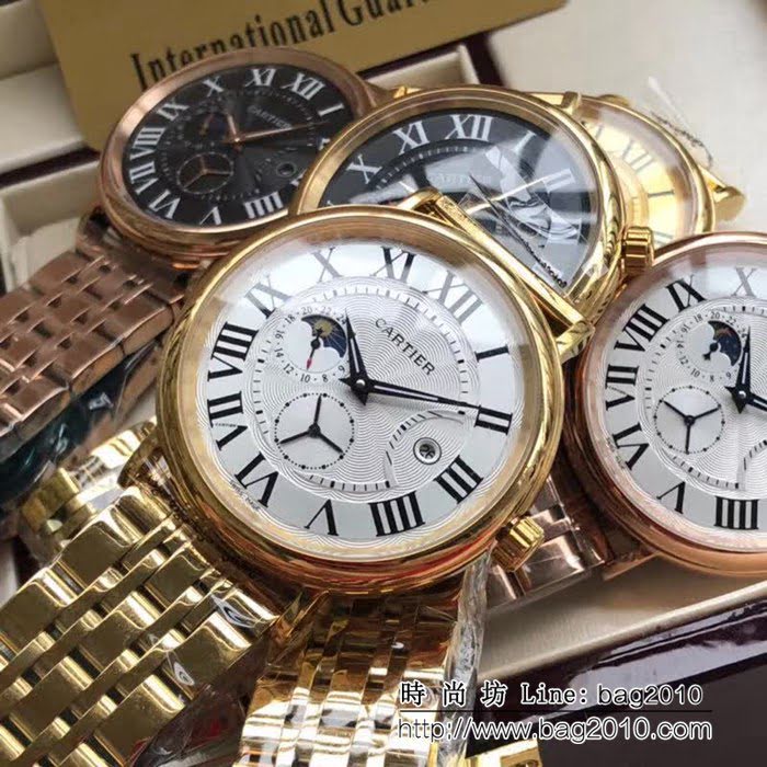 CARTIER卡地亞 時尚精品 深度防水高品質男士腕表 WSS3342